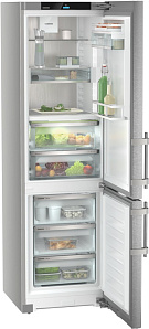 Двухкамерный серый холодильник Liebherr CBNsdb 5753