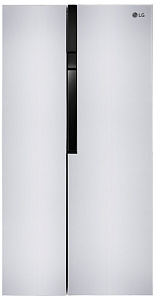 Двухдверный белый холодильник LG GC-B247JVUV