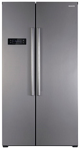 Широкий двухдверный холодильник с морозильной камерой Graude SBS 180.0 E