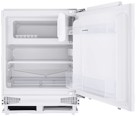 Небольшой встраиваемый холодильник с морозильной камерой Maunfeld MBF88SW фото 4 фото 4