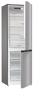 Серый холодильник Gorenje NRK6191ES4