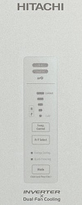 Холодильник 190 см высотой Hitachi R-BG 410 PU6X GS фото 2 фото 2