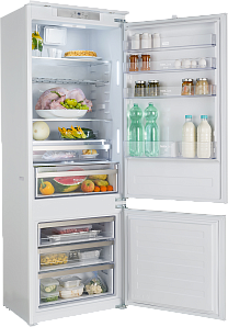 Большой встраиваемый холодильник с большой морозильной камерой Franke FCB 400 V NE E