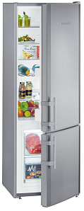 Маленький серебристый холодильник Liebherr CUef 2811 фото 2 фото 2