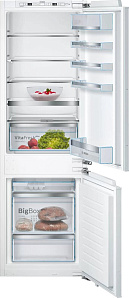 Неглубокий двухкамерный холодильник Bosch KIS86AFE0