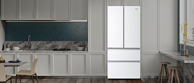 Широкий холодильник с нижней морозильной камерой Haier HB18FGWAAARU фото 4 фото 4