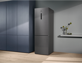 Серый холодильник Electrolux RNC7ME32X2 фото 4 фото 4