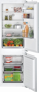 Неглубокий двухкамерный холодильник Bosch KIN86NFF0