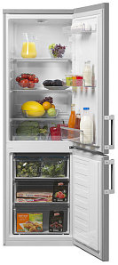 Серый холодильник Beko CSKR 270 M 21 S