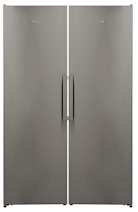 Холодильник  с зоной свежести Korting KNF 1857 X + KNFR 1837 X