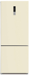 Бежевый холодильник шириной 70 см Ascoli ADRFY460DWE