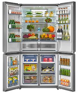 Серебристый холодильник Toshiba GR-RF646WE-PMS(02) фото 3 фото 3