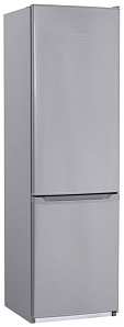 Бюджетный холодильник NordFrost NRB 120 332 серебристый металлик