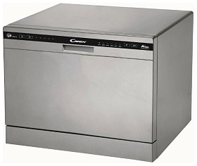 Серебристая посудомоечная машина Candy CDCP 6/ES-07