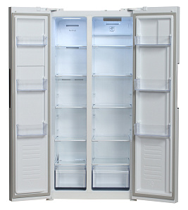 Большой холодильник side by side Hyundai CS4502F белый фото 2 фото 2