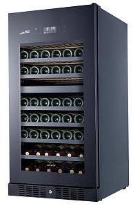 Компрессорный винный шкаф LIBHOF SRD-94 black фото 2 фото 2