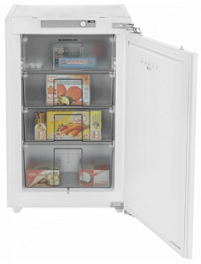 Низкий узкий холодильник Scandilux FBI 109 фото 4 фото 4