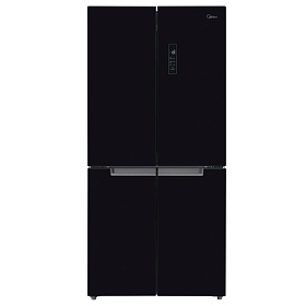 Большой чёрный холодильник Midea MRC518SFNBGL