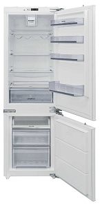 Узкий двухкамерный холодильник Korting KSI 17780 CVNF