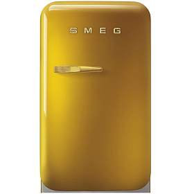 Узкий однокамерный холодильник Smeg FAB5RGO