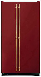 Цветной двухкамерный холодильник Iomabe ORGF2DBHFRR Бордо