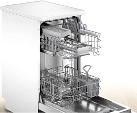 Узкая отдельностоящая посудомоечная машина 45 см Bosch SPS2IKW3CR фото 4 фото 4
