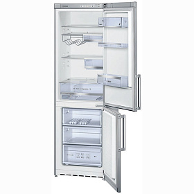 Серебристый холодильник Bosch KGV 36XL20 R