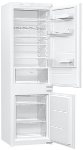 Неглубокий двухкамерный холодильник Korting KSI 17860 CFL