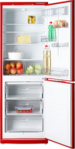 Холодильник бордового цвета ATLANT ХМ 4012-030 фото 4 фото 4
