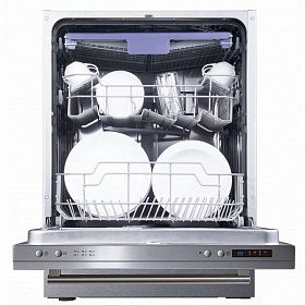 Серебристая посудомоечная машина Leran BDW 60-146