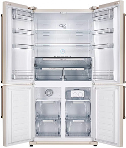 Холодильник кремового цвета Kuppersberg NMFV 18591 C фото 3 фото 3