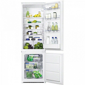 Белый холодильник Zanussi ZBB 928441S