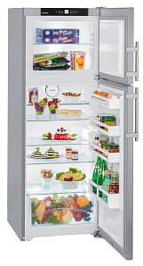 Серебристый холодильник Liebherr CTPesf 3016