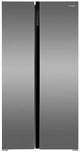 Холодильник 180 см высота Hyundai CS6503FV нержавеющая сталь фото 3 фото 3