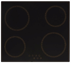 Чёрная варочная панель Simfer H 60 D 14 O 011
