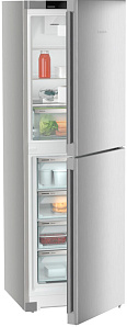 Двухкамерный серый холодильник Liebherr CNsfd 5204 фото 2 фото 2