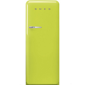 Двухкамерный зелёный холодильник Smeg FAB28RLI3