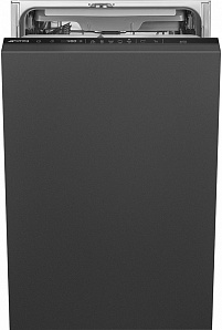 Чёрная посудомоечная машина 45 см Smeg ST4523IN
