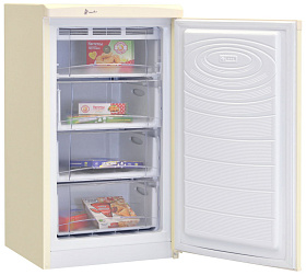 Холодильник кремового цвета NordFrost DF 161 EAP бежевый