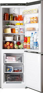 Двухкамерный серебристый холодильник ATLANT ХМ 4421-089-ND фото 4 фото 4