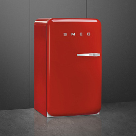 Узкий холодильник 40 см Smeg FAB5LRD5 фото 3 фото 3