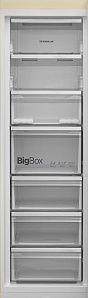 Холодильник кремового цвета Scandilux FN 711 E B фото 4 фото 4