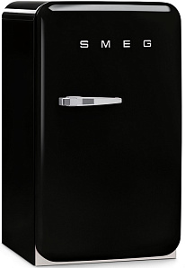 Чёрный маленький холодильник Smeg FAB10RNE фото 2 фото 2