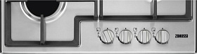Серебристая варочная панель Zanussi GPZ263SS фото 2 фото 2