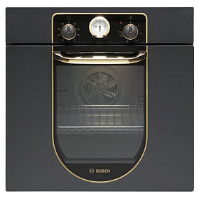 Встраиваемый черный электрический духовой шкаф 60 см Bosch HBA 23BN61