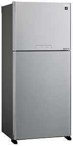 Двухкамерный серый холодильник Sharp SJ-XG 55 PMSL