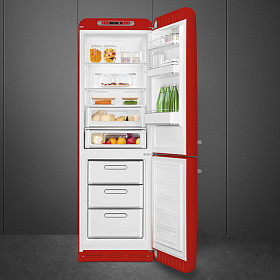 Цветной холодильник в стиле ретро Smeg FAB32RRD5 фото 2 фото 2