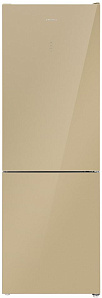 Двухкамерный холодильник цвета слоновой кости Maunfeld MFF185NFBG фото 3 фото 3