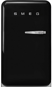 Чёрный холодильник Smeg FAB10LBL5