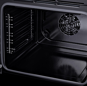 Чёрный встраиваемый духовой шкаф Hyundai HEO 6640 BG фото 4 фото 4